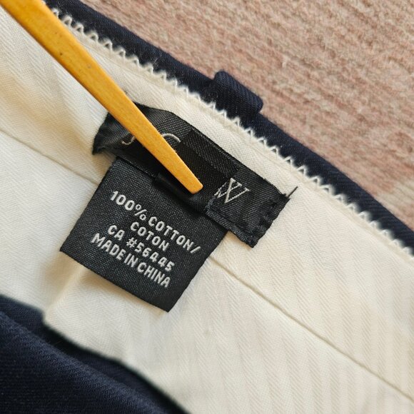 J. Crew Dark navy blue pantsuit work trousers - Picture 7 of 9